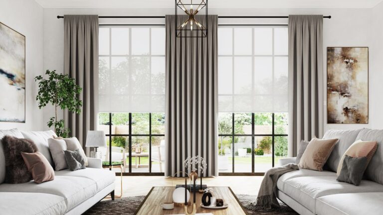 Curtain Ideas For 3 Windows Side-By-Side